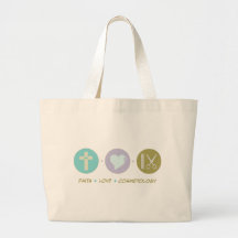 Faith Love Cosmetology Tote Bags