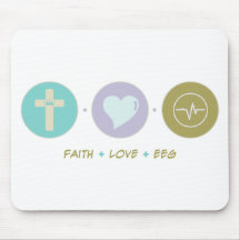 Faith Love EEG Mouse Mat