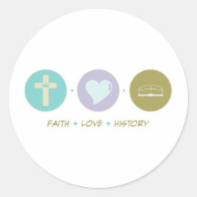 Faith Love History Stickers