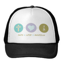 Faith Love Mandolin Mesh Hat