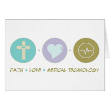Faith Love Medical Technology Greeting Cards