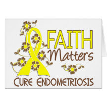Faith Matters 3 Endometriosis Greeting Card