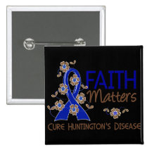 Faith Matters 3 Huntington's Disease Button