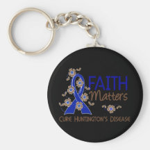Faith Matters 3 Huntington's Disease Key Chain