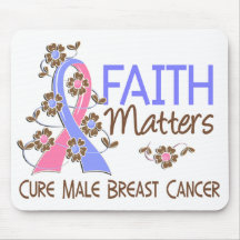 Faith Matters 3 Male Breast Cancer Mouse Pads