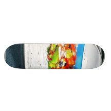 Fajitas Chicken Food Cooking Bell Peppers Onions T Skateboard Decks