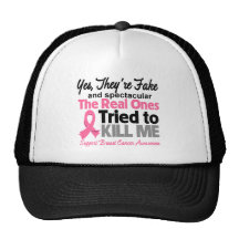 Fake and Spectacular - Breast Cancer Mesh Hat