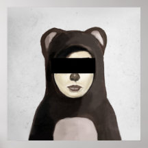 fake bear posters