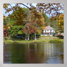 fall by the river print