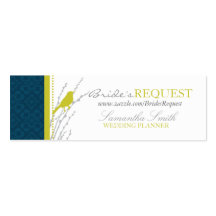 Fall Elegance Skinny Business Card