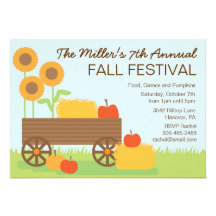 Fall Festival Party Invitation