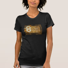 Fall Flowers Design 1 - Happy Thanksgiving T-Shirt