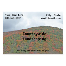 Fall Foliage Business Card Template Autumn Colours