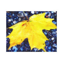 fall leaf. canvas prints