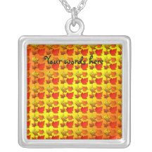 Fall leaf pattern jewelry