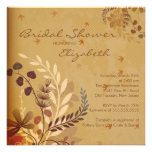 Fall Leaves Bridal Shower Invitation