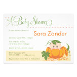 Fall Pumpkin Baby Shower Invitation