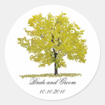 Fall tree sticker