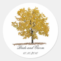 Fall tree stickers