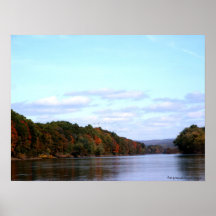 Fall up the Delaware River Posters