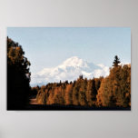 Fall View of Denali, Mt. McKinley Print