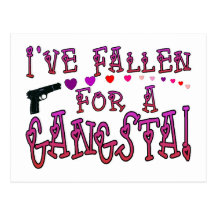 Fallen For Gangsta Postcard