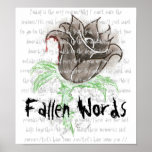 Fallen Words - poster