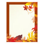 Falling Leaves - Framed Autumn Letterhead