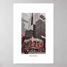 Famiglia Pizza and Caroline's Comedy Club Print