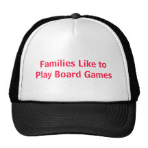 Families Like to Play Board Games Mesh Hat