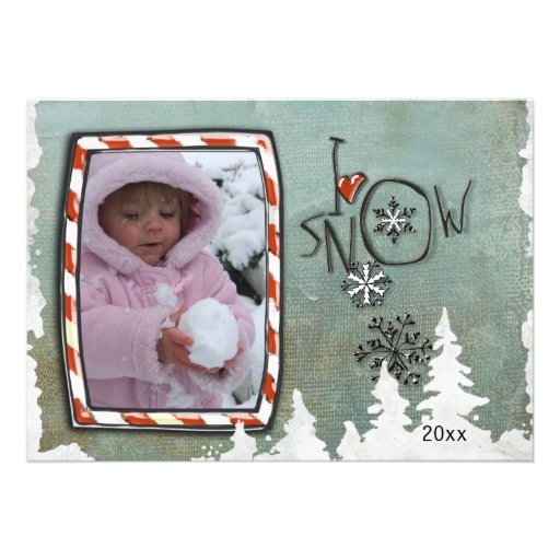 family christmas potriat photo card announcements