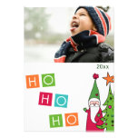 family christmas potriat photo card invites