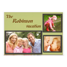 Family Picture Collage Custom Announcement