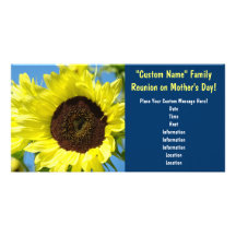Family Reunion on Mother's Day! Event Invitations Customized Photo Card