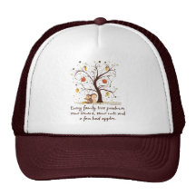Family Tree Humour Mesh Hat