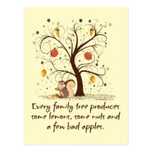 Family Tree Humour Post Cards