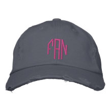 Fan Embroidered Hat