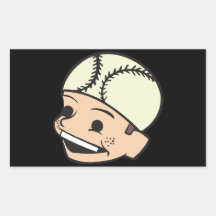 Fan Rectangular Stickers