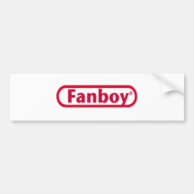 Fanboy Bumper Sticker