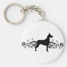 Fancy Dane Key Chain