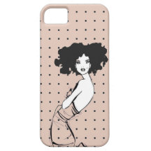Fancy Girl Dress Case iPhone 5 Cover