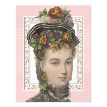 Fancy Hats and Bonnets Brunch Easter Personalized Invitations