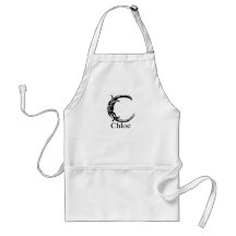 Fancy Monogram: Chloe Aprons
