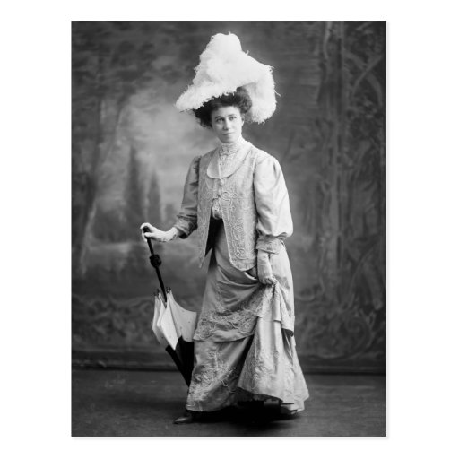 Fancy Outfit, early 1900s Post Cards
