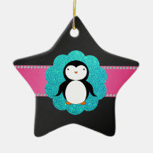 Fancy penguin christmas ornaments