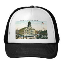 Faneuil Hall, Boston, Massachusetts Mesh Hats