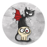 fang kitty sticker