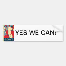 Fans of the Goat Bumper Sticker