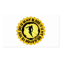 Fantastic Ski Seal Business Cards