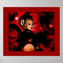 Fantasy Art Poster Red Venus 2